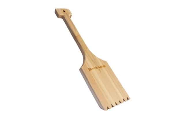 cedar wood bbq grill scraper