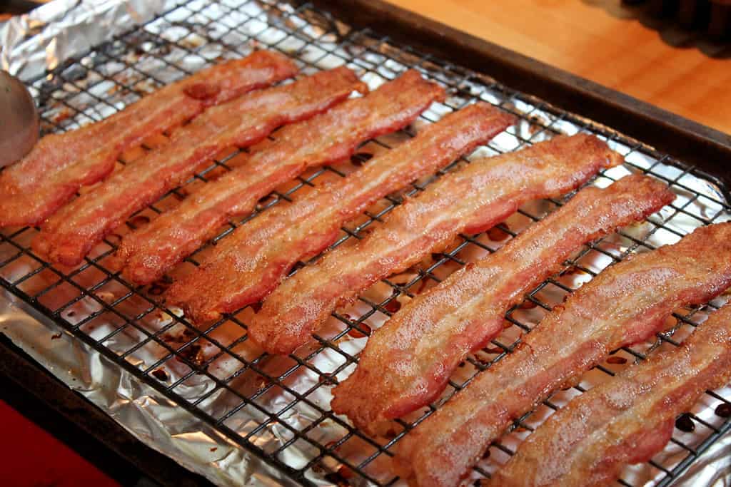 grilled bacon