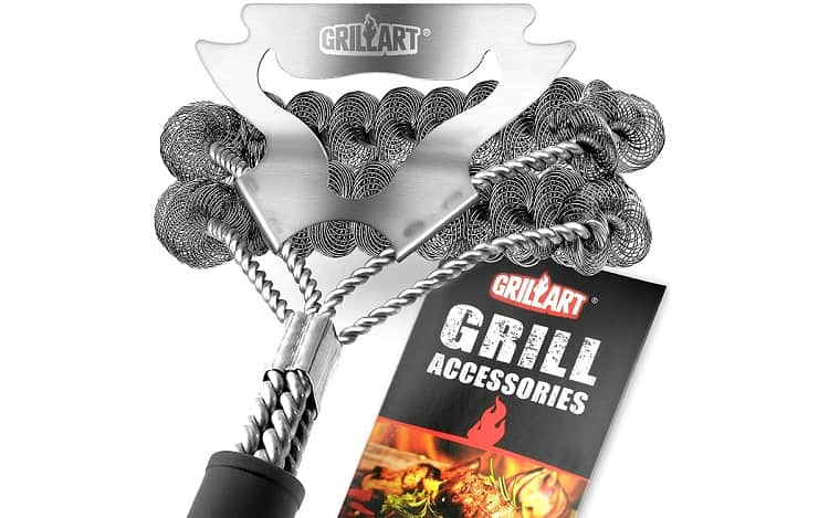 Grillart Grill Brush Bristle Free and Scraper