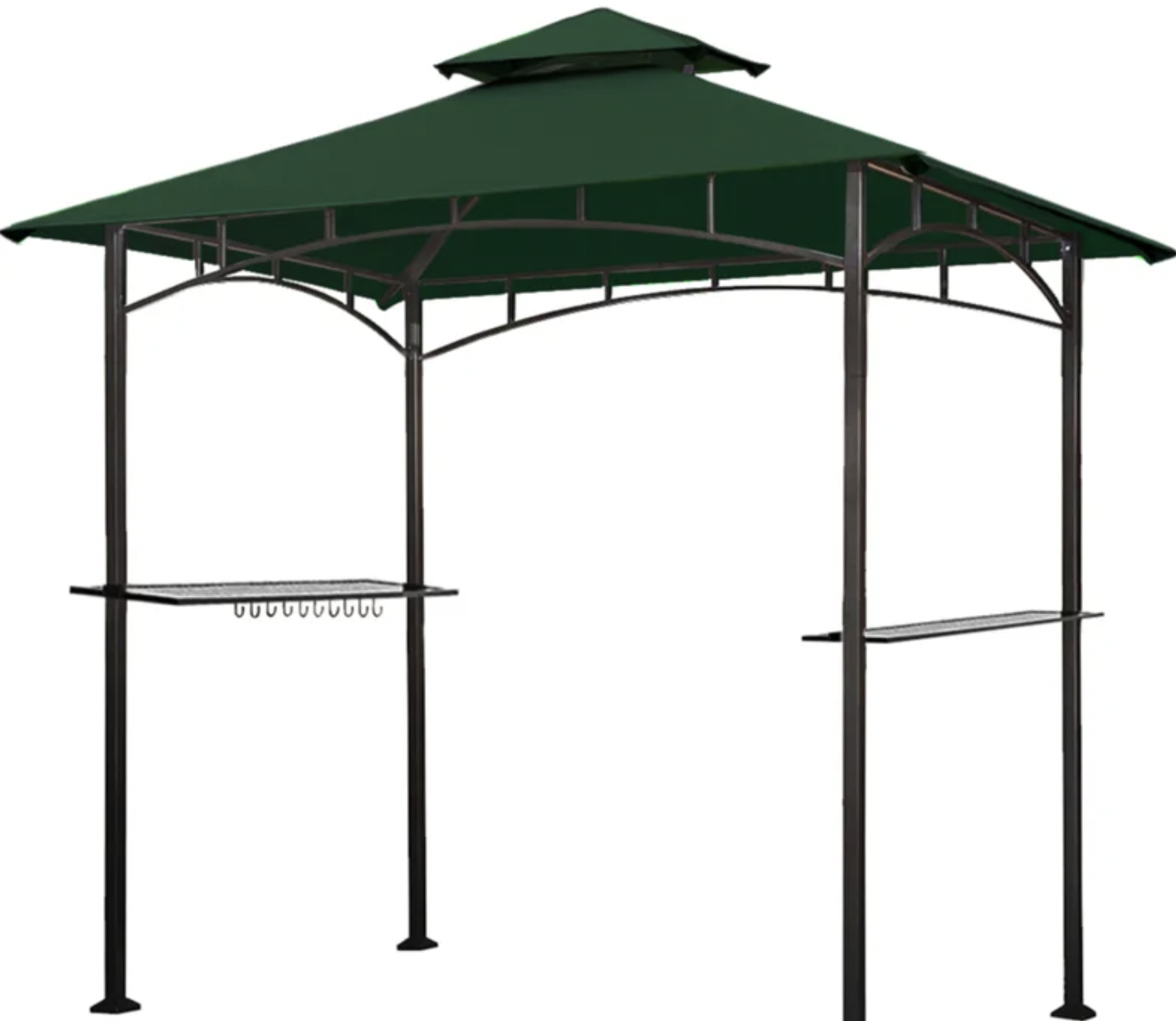 Eurmax 8 Ft. W x 5 Ft. D Steel Grill Gazebo