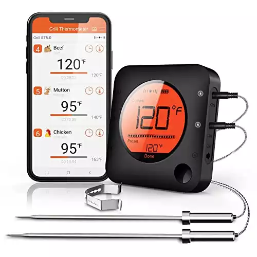 BFOUR Meat Thermometer Wireless | Amazon